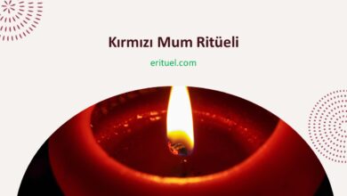 kırmızı mum ritüeli