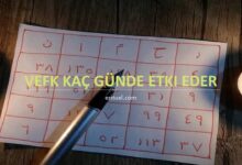 Vefk Kaç Günde Etki Eder